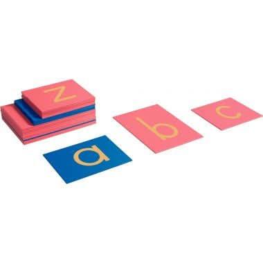 Lettres rugueuses minuscules Montessori - Ma Rentrée Facile