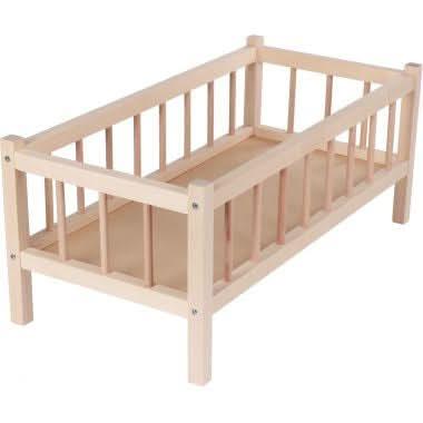 Lit à barreaux en bois pour poupées - Ma Rentrée Facile