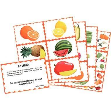 Lot 384 petites images légumes & fruits - Ma Rentrée Facile
