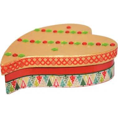 Lot de 10 boites c?ur fantaisie DECOPATCH - Ma Rentrée Facile