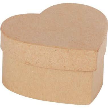 Lot de 10 boîtes forme coeur en carton, 9 x 8 x 5 cm - Ma Rentrée Facile