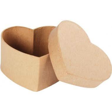 Lot de 10 boîtes forme coeur en carton, 9 x 8 x 5 cm - Ma Rentrée Facile