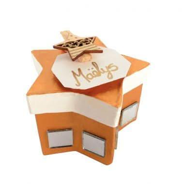 Lot de 10 boîtes forme étoile en carton, 8 x 8 x 5 cm - Ma Rentrée Facile