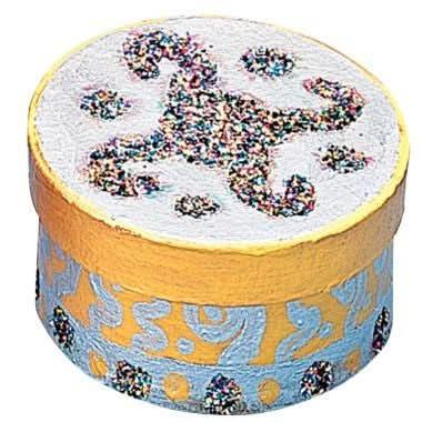 Lot de 10 boîtes rondes en carton, diamètre 7 cm - Ma Rentrée Facile