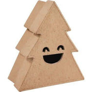 Lot de 10 boites sapin sourire en carton DECOPATCH - Ma Rentrée Facile