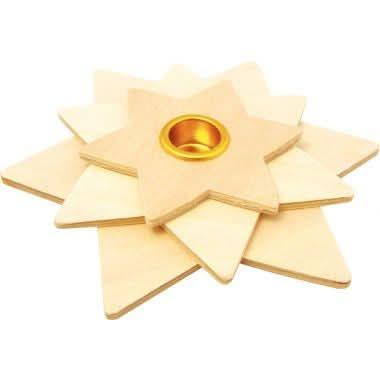 Lot de 10 bougeoirs étoiles 3D - Ma Rentrée Facile