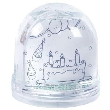 Lot de 10 boules de neige en plastique personnalisables - Ma Rentrée Facile