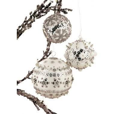 Lot de 10 boules en styropor blanches, diamètre 3,5 cm - Ma Rentrée Facile