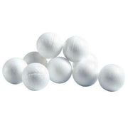Lot de 10 boules en styropor blanches, diamètre 5 cm - Ma Rentrée Facile