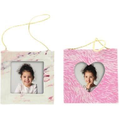 Lot de 10 cadres mini coeur en carton à décorer - Ma Rentrée Facile