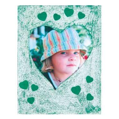 Lot de 10 cadres photo découpe forme coeur - Ma Rentrée Facile