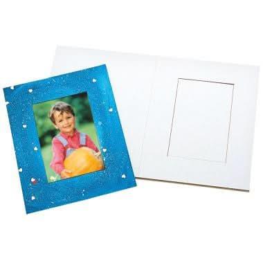 Lot de 10 cadres photo rectangle en carton blanc - Ma Rentrée Facile