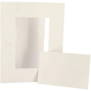 Lot de 10 cadres photo rectangle en carton blanc - Ma Rentrée Facile