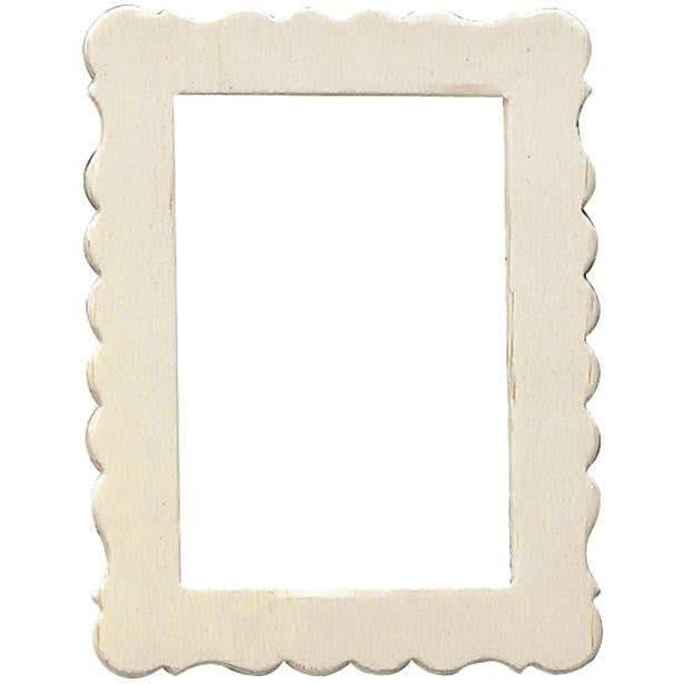 Lot de 10 cadres rectangulaires en bois - Ma Rentrée Facile