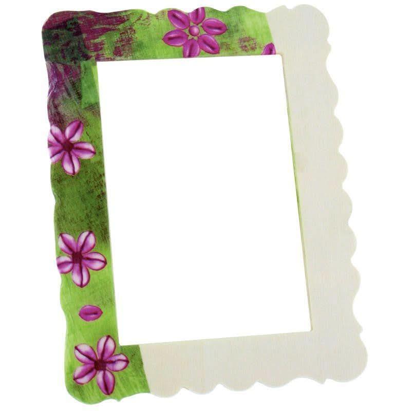 Lot de 10 cadres rectangulaires en bois - Ma Rentrée Facile