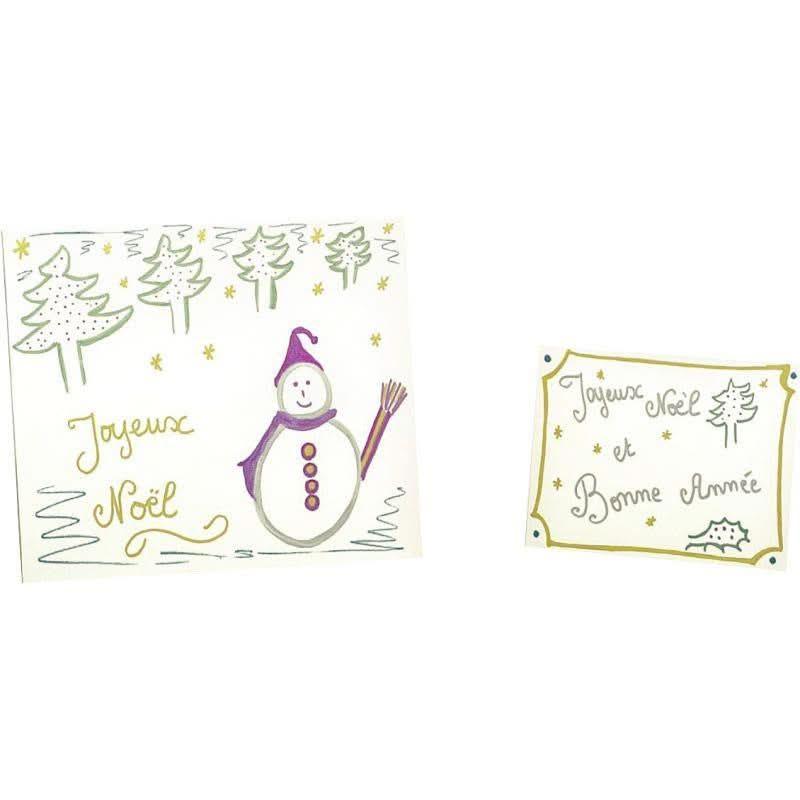 Lot de 10 cartons entoilés 40 x 30 cm - Ma Rentrée Facile