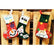 Lot de 10 chaussettes de Noël en feutrine - Ma Rentrée Facile