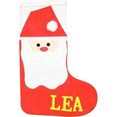 Lot de 10 chaussettes de Noël en feutrine - Ma Rentrée Facile