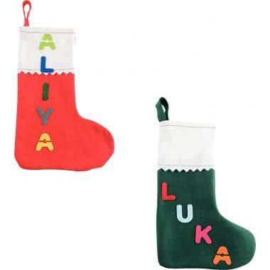 Lot de 10 chaussettes de Noël en feutrine - Ma Rentrée Facile