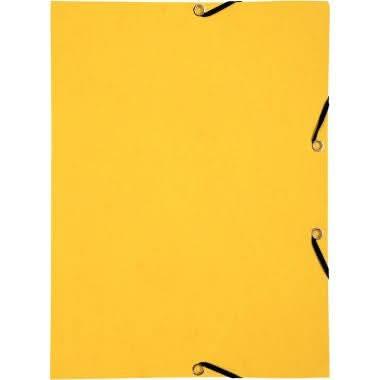 Lot de 10 chemises sans rabat à élastiques jaune EXACOMPTA - Ma Rentrée Facile