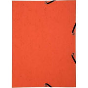 Lot de 10 chemises sans rabat à élastiques orange EXACOMPTA - Ma Rentrée Facile