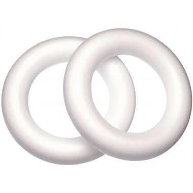 Lot de 10 couronnes en polystyrène diamètre 25 cm - Ma Rentrée Facile