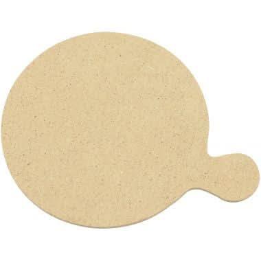 Lot de 10 dessous de verre en bois diamètre 10 cm - Ma Rentrée Facile