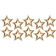 Lot de 10 étoiles avec un trou à suspendre - Ma Rentrée Facile
