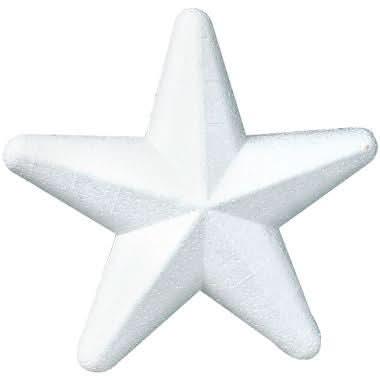 Lot de 10 étoiles en polystyrène, diamètre 20 cm - Ma Rentrée Facile