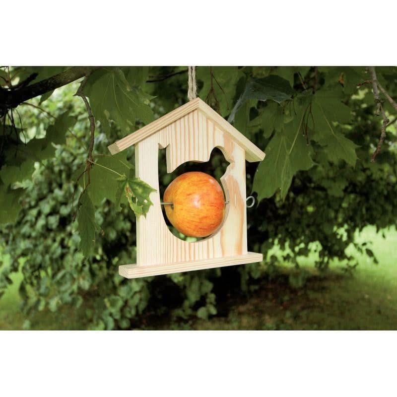 Lot de 10 mangeoires à oiseaux en bois - Ma Rentrée Facile