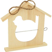 Lot de 10 mangeoires à oiseaux en bois - Ma Rentrée Facile