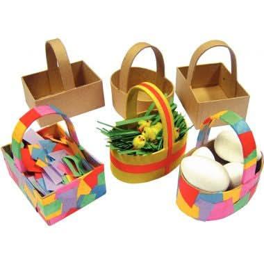 Lot de 10 paniers assortis en carton - Ma Rentrée Facile