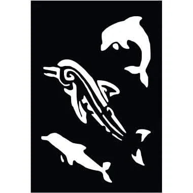 Lot de 10 pochoirs adhésifs repositionnables, assortiment 2 - Ma Rentrée Facile