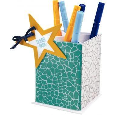 Lot de 10 pots à crayons en carton blanc DECOPATCH - Ma Rentrée Facile