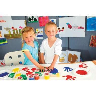 Lot de 10 pots de 225 ml de gouache aux doigts TACTIL'COLOR - Ma Rentrée Facile