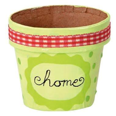 Lot de 10 pots de fleurs en carton hauteur 10 cm - Ma Rentrée Facile