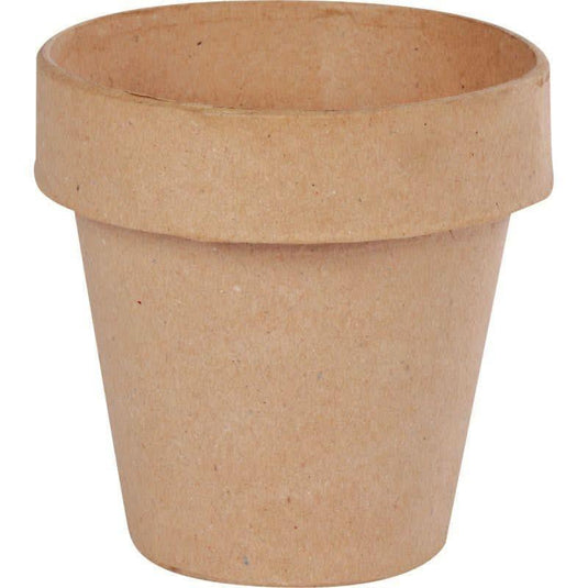 Lot de 10 pots de fleurs en carton hauteur 10 cm - Ma Rentrée Facile