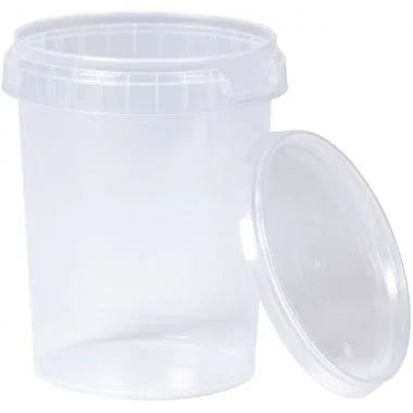 Lot de 10 pots vides 500ml avec couvercle - Ma Rentrée Facile