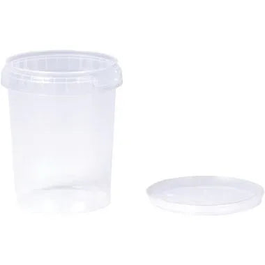 Lot de 10 pots vides 500ml avec couvercle - Ma Rentrée Facile