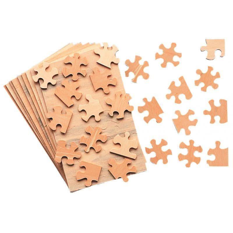 Lot de 10 puzzles en bois de 28 pièces 12 x 19 cm - Ma Rentrée Facile