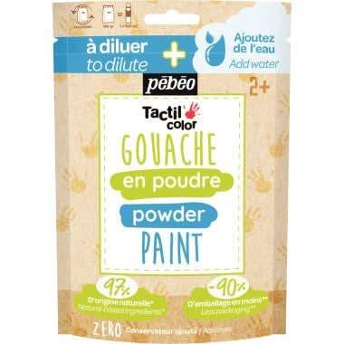 Lot de 10 sachets 180g de gouache en poudre 2 en 1 Tactilcolor - Ma Rentrée Facile