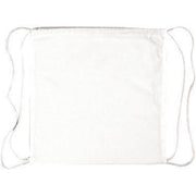 Lot de 10 sacs à dos en coton blanc grand modèle - Ma Rentrée Facile