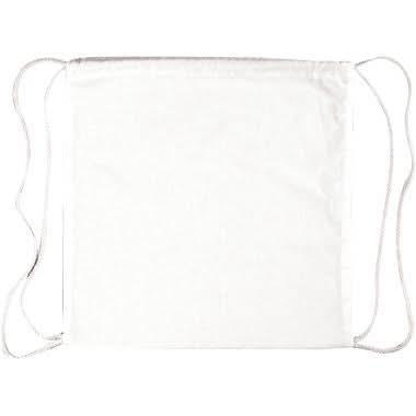 Lot de 10 sacs à dos en coton blanc grand modèle - Ma Rentrée Facile