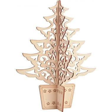 Lot de 10 sapins de Noël 3D en bois, 2 modèles Graine Créative - Ma Rentrée Facile