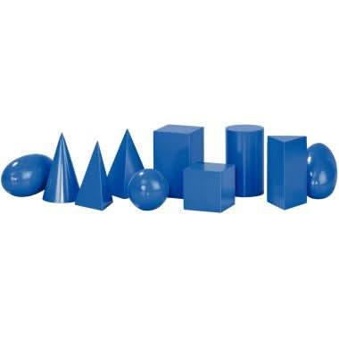 Lot de 10 solides géométriques, gamme économique Montessori - Ma Rentrée Facile