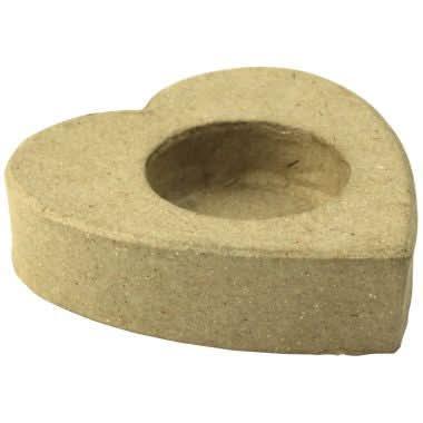 Lot de 10 supports bougie en carton forme c?ur, diamètre 8 cm, DECOPATCH - Ma Rentrée Facile