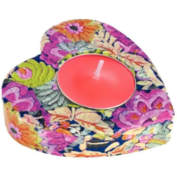 Lot de 10 supports bougie en carton forme c?ur, diamètre 8 cm, DECOPATCH - Ma Rentrée Facile