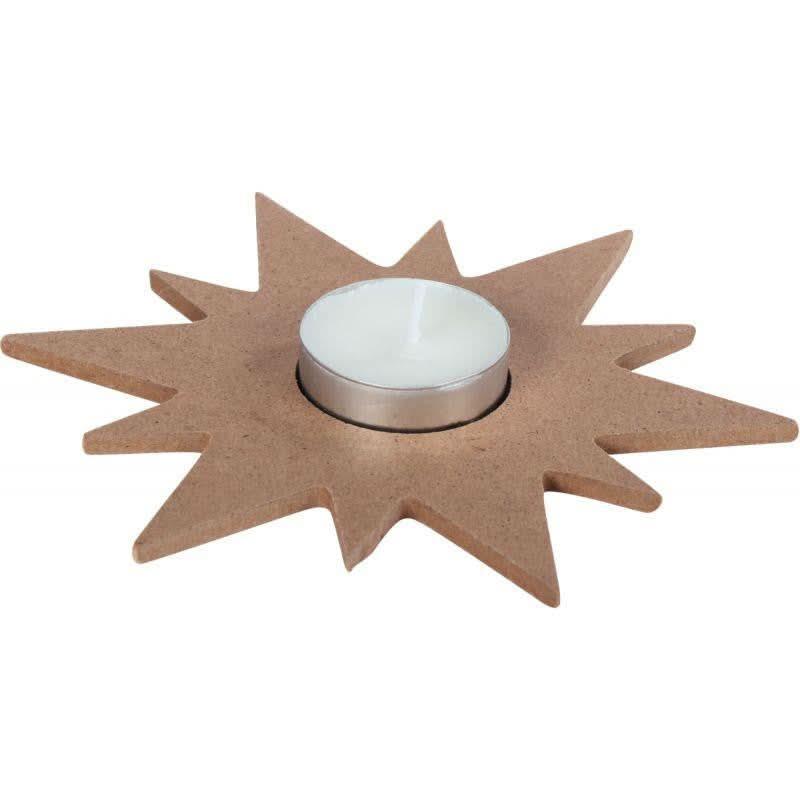 Lot de 10 supports forme étoile pour 1 bougie - Ma Rentrée Facile