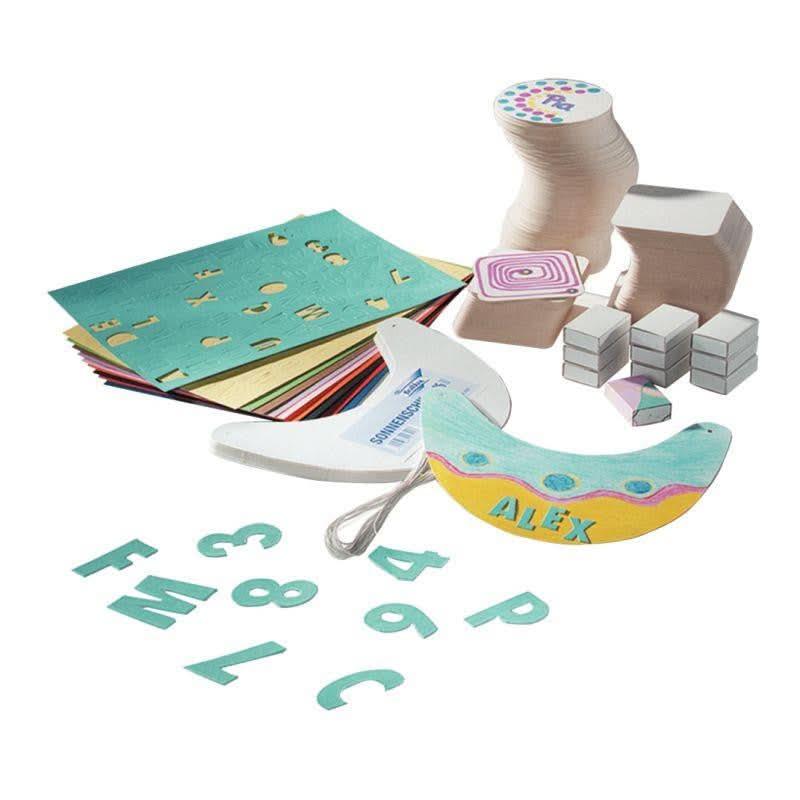 Lot de 100 dessous de verre ronds en carton blanc - Ma Rentrée Facile