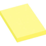 Lot 12 blocs de 100 feuilles de notes repositionnables 50x75mm jaune pastel - Ma Rentrée Facile
